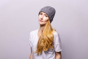 Fold-Over Ribbed Hat