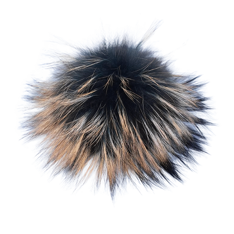 Light Caramel Fur Pom-Pom