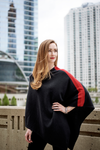 Red Cashmere Poncho