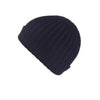 Ribbed Black Cashmere Hat, Hat - Loveknitz