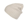 Ribbed Sand Cashmere Hat, Hat - Loveknitz