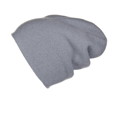 Reversible Slouchy Taupe Cashmere Hat