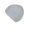 Pearl Stitched Light Grey Cashmere Hat, Hat - Loveknitz