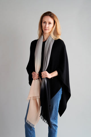 Blush Cashmere Poncho