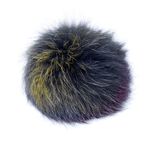 Rainbow Fur Pom-Pom