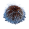 Dark Lilac Fur Pom-Pom