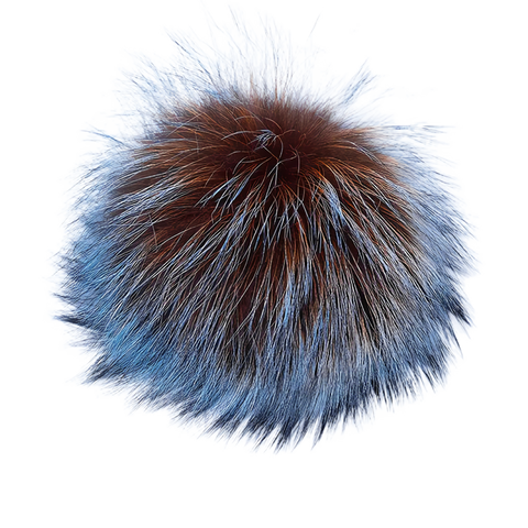 Multi Colored Fur Pom-Pom