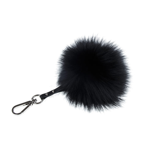 Fancy Lilac Key and Purse Chain Pom-Pom 
