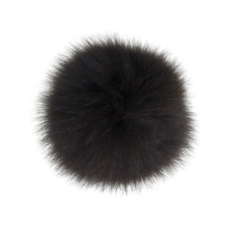 Brown Fur Pom-Pom, Poms - Loveknitz