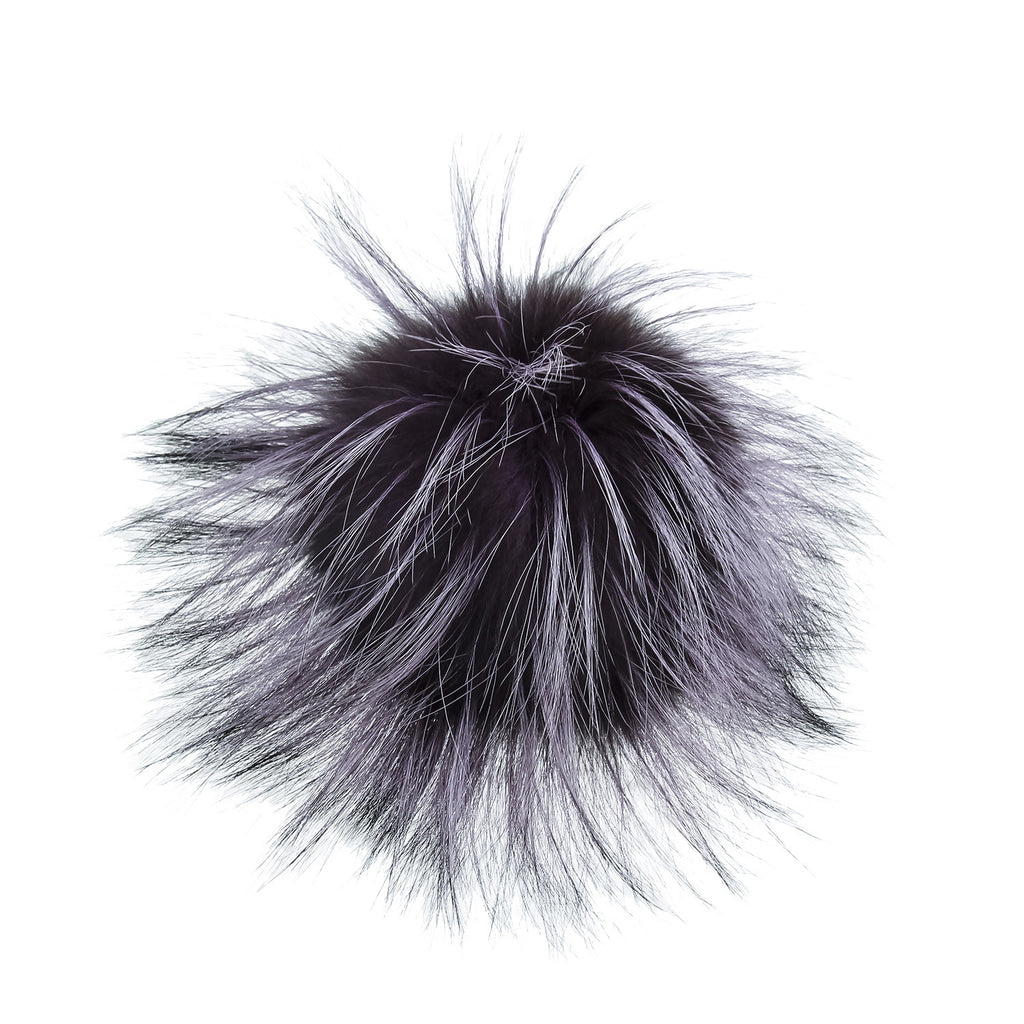 Fancy Lilac Fur Pom-Pom, Poms - Loveknitz