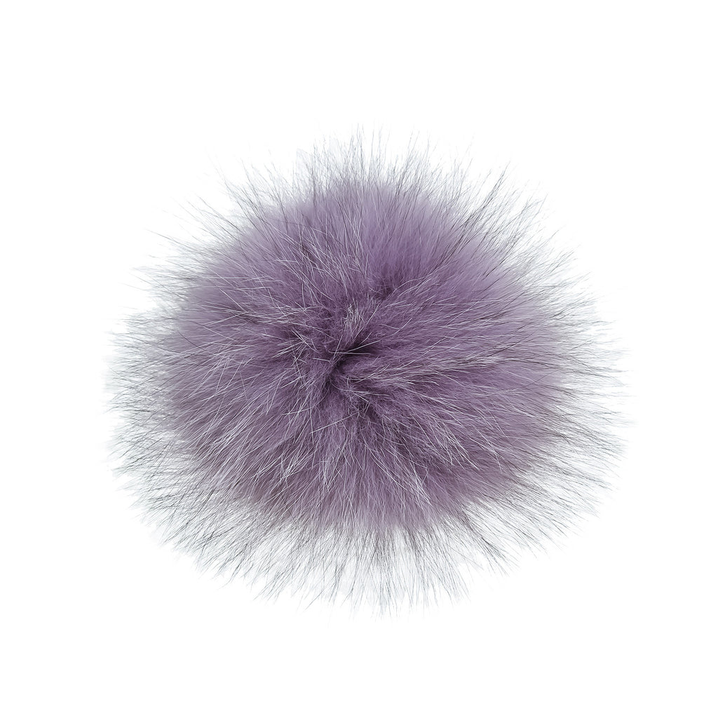 Lilac Fur Pom-Pom, Poms - Loveknitz