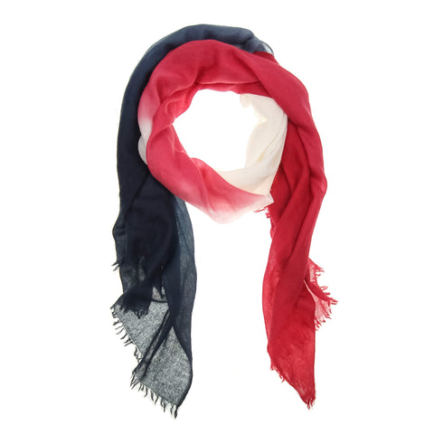 Black Ombré Hand Woven Cashmere Wool Scarf