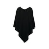 Black Cashmere Pancho, Poncho - Loveknitz